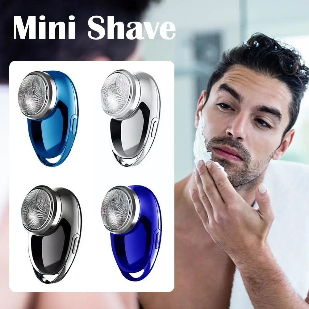 

Portable Men's Mini Electric Shaver Washable Rechargeable Hair Knive Cordless Face Beard Trimmer Razor Trimmer Painless I0F7