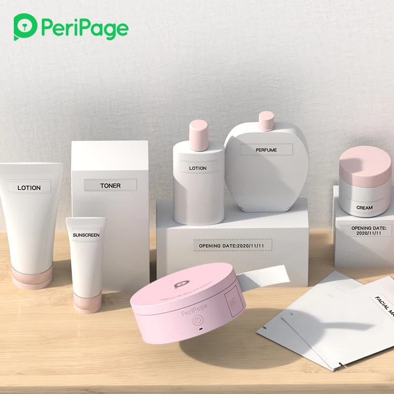 PeriPage L1 НЕОБРАБОТАННАЯ прозрачная белая термобумага для этикеток клейкая лента