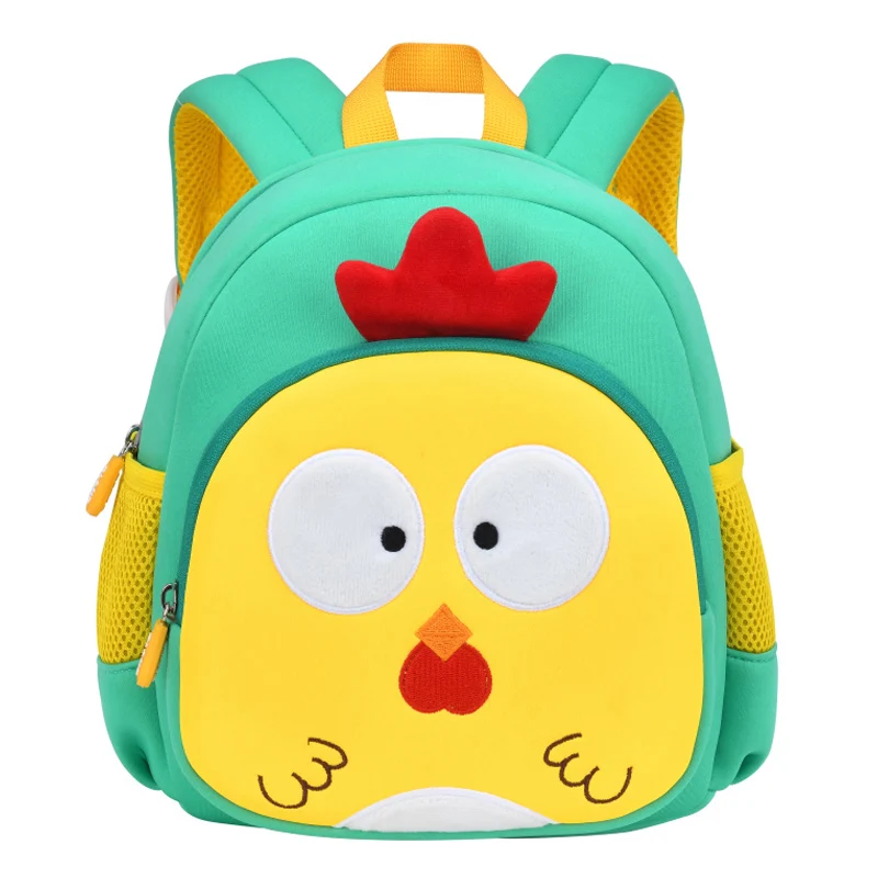 

3D Chick Girls School Bags High Quality Kindergarten Children Backpack for Boys Mochila Infantil Toddler Kids Cartoon Schoolbag