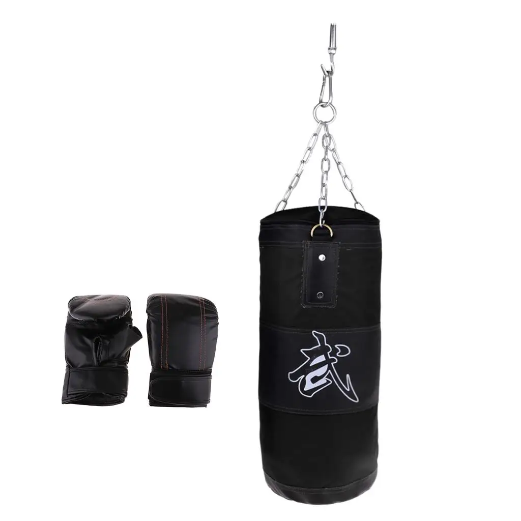 

Boxing Heavy Punching Bag Kit, Unfilled Kickboxing Bag and Punching