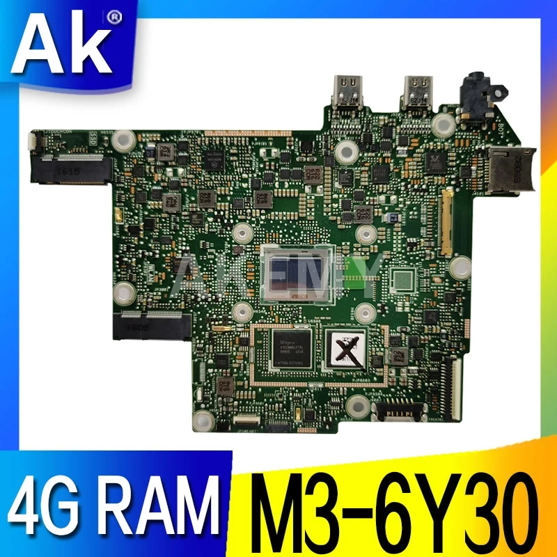 

Akemy T302CHI MAIN_BD._4G/M3-6Y30/AS mainboard REV2.0 For Asus T302 T302C T302CH T302CHI laptop motherboard Tested Free Shipping