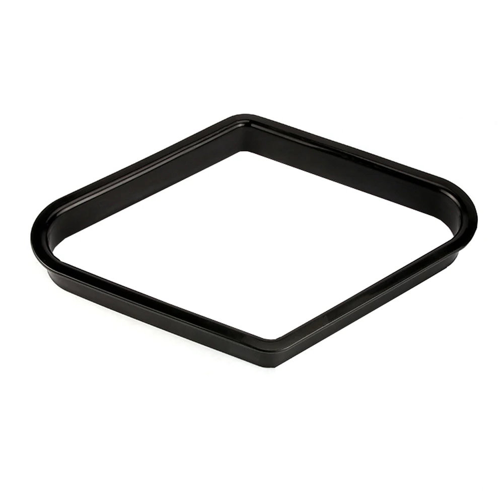 

9 Balls Black Durable Practical Plastic Professional Accessory Organizing Wear-resistant Pool Table Billiards Triangle Racks