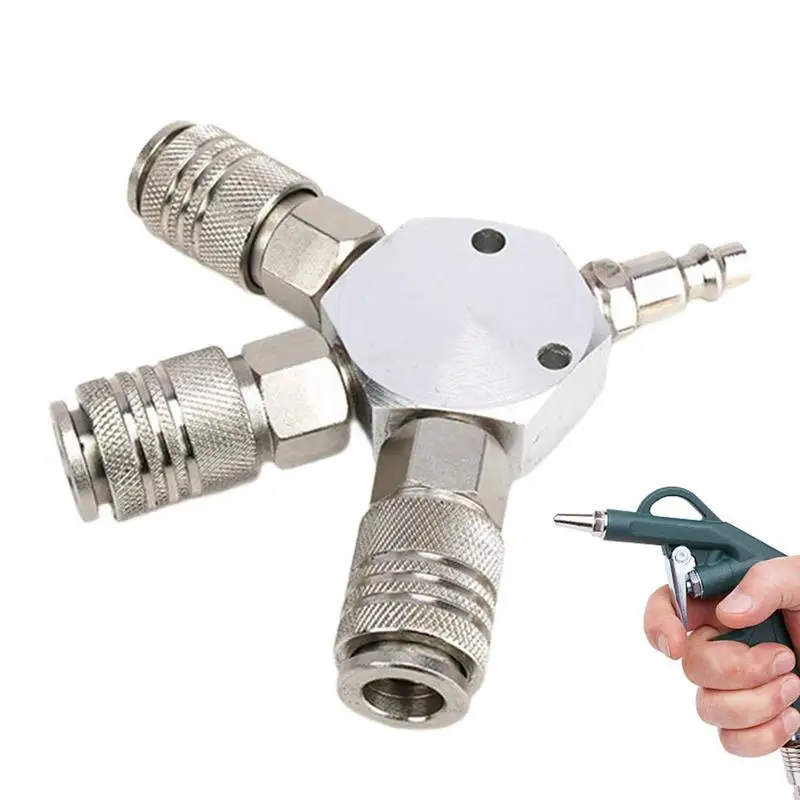 Manifold Fitting Quick Connect Manifold Air Splitter Airtight And Sturdy Air Compressor Hose Quick Connect