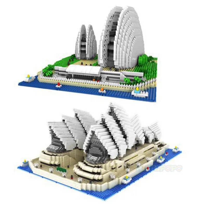 

Sydney Opera House Micro Block Building Set (4131 Pcs) World Famous Architecture Micro Model India Building Blocks
