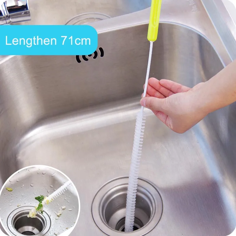 

Sewer Dredge Pipe Cleaning Brush Bendable Sink Tub Toilet Hair Cleaner For Home Kitchen Dredge Sink Tub Toilet Unclogging Tool