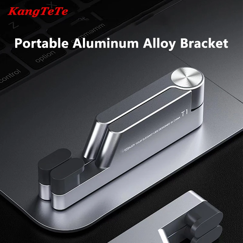 

Aluminium Alloy Mini Mobile Phone Bracket Portable Folding Desk Mount Holder For Phone Adjustable Desktop Bracket For Huawei