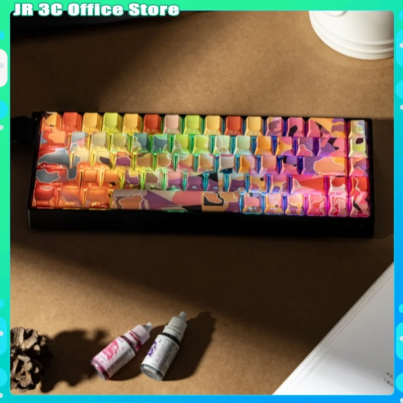 Таинственный уродливый иллюзия Цвет художник дядя гейк механическая клавиатура
