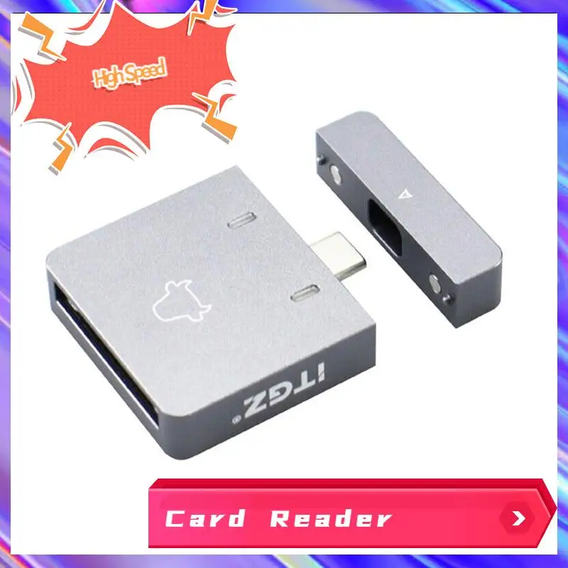 

ITGZ For CFExpress Type-b Card Reader Camera High-speed Aluminum Alloy Magnetic Opening And Closing