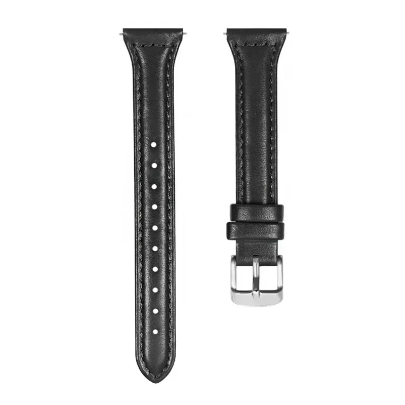 Фото Тонкий кожаный ремешок для Redmi Watch 5 Active/Lite Samsung Galaxy watch 6/7/FE/5Pro/4 Classic/Xiaomi watchS4, браслет 20/22 мм №4