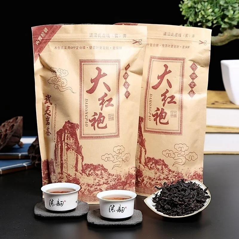 

2022 китайский чай DaHongPao, большой красный чай Oolong, дымчатый без чайника, чай Da hong pao, Wuyi Rougui, без чайника