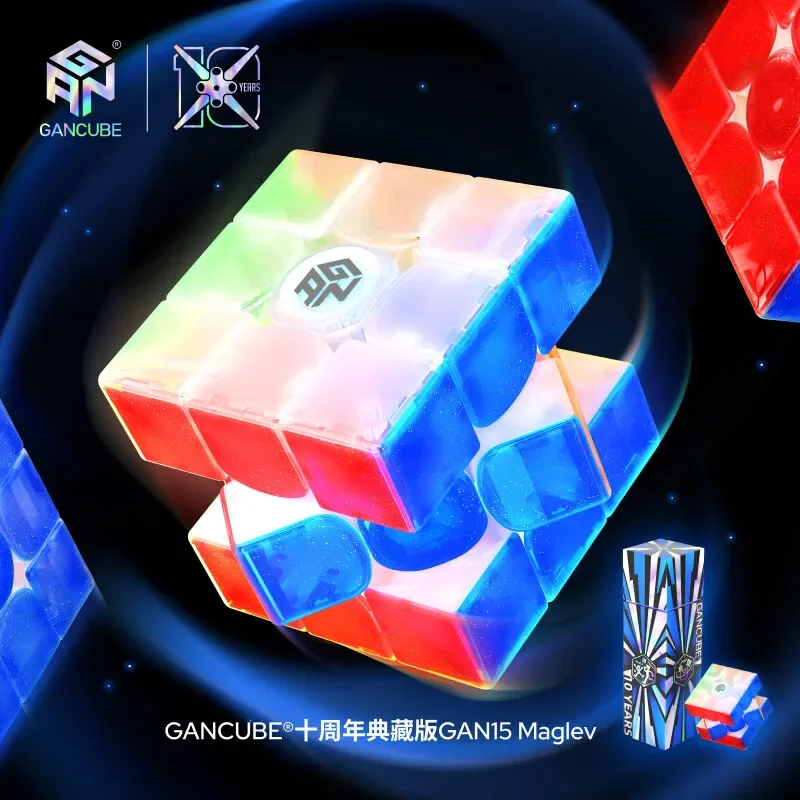 Фото GAN15 Maglev GAN Cube Коллекция 10th Anniversary Maglev 3x3 Cube Gan12ui, GAN356icarry 2, Gan356ME Памятное издание №2
