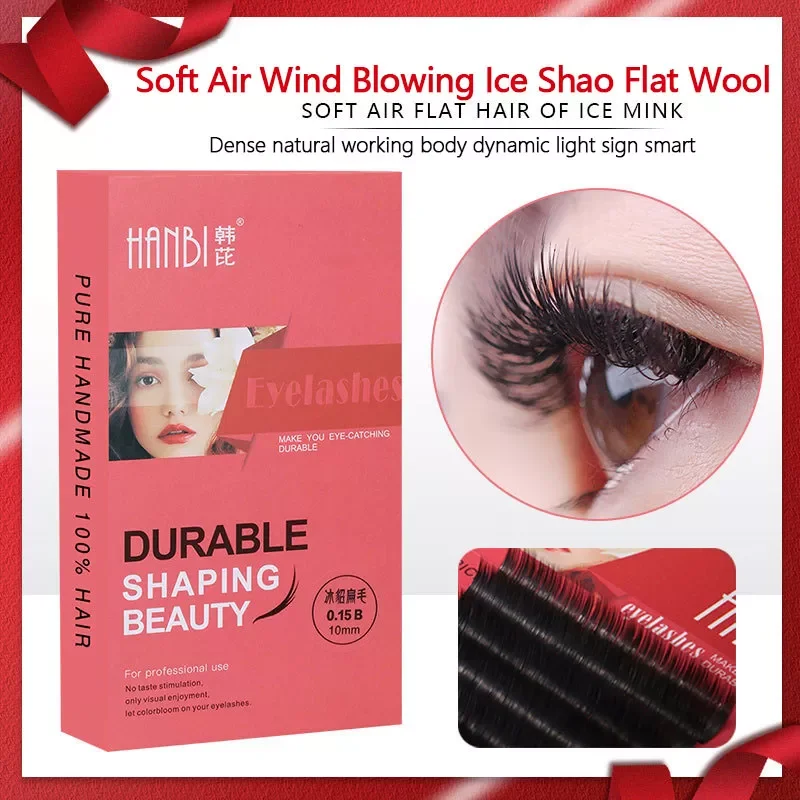 

NEW2023 3D Double-pointed V-shaped Grafted Eyelashes Encrypted Mink Hair Thick Natural Soft Fake Eyelashes Extension Makeup Tool