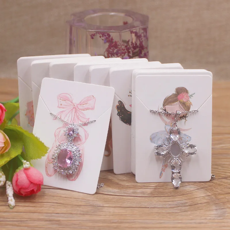 Набор упаковки ювелирных изделий ZerongE: красочные бумажные браслеты и ожерелья