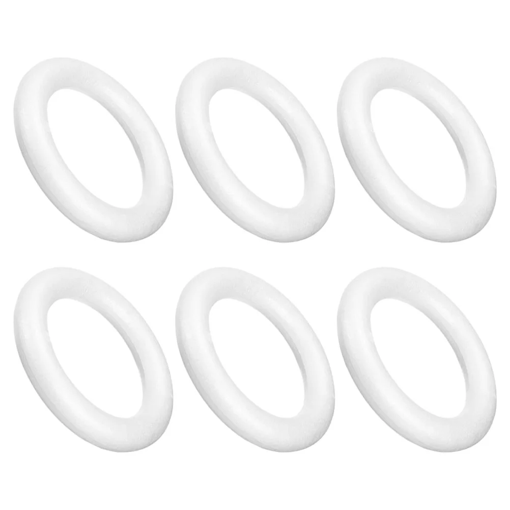 6 шт. пенопластовое кольцо для вечеринки новинка пенопласт круг железная