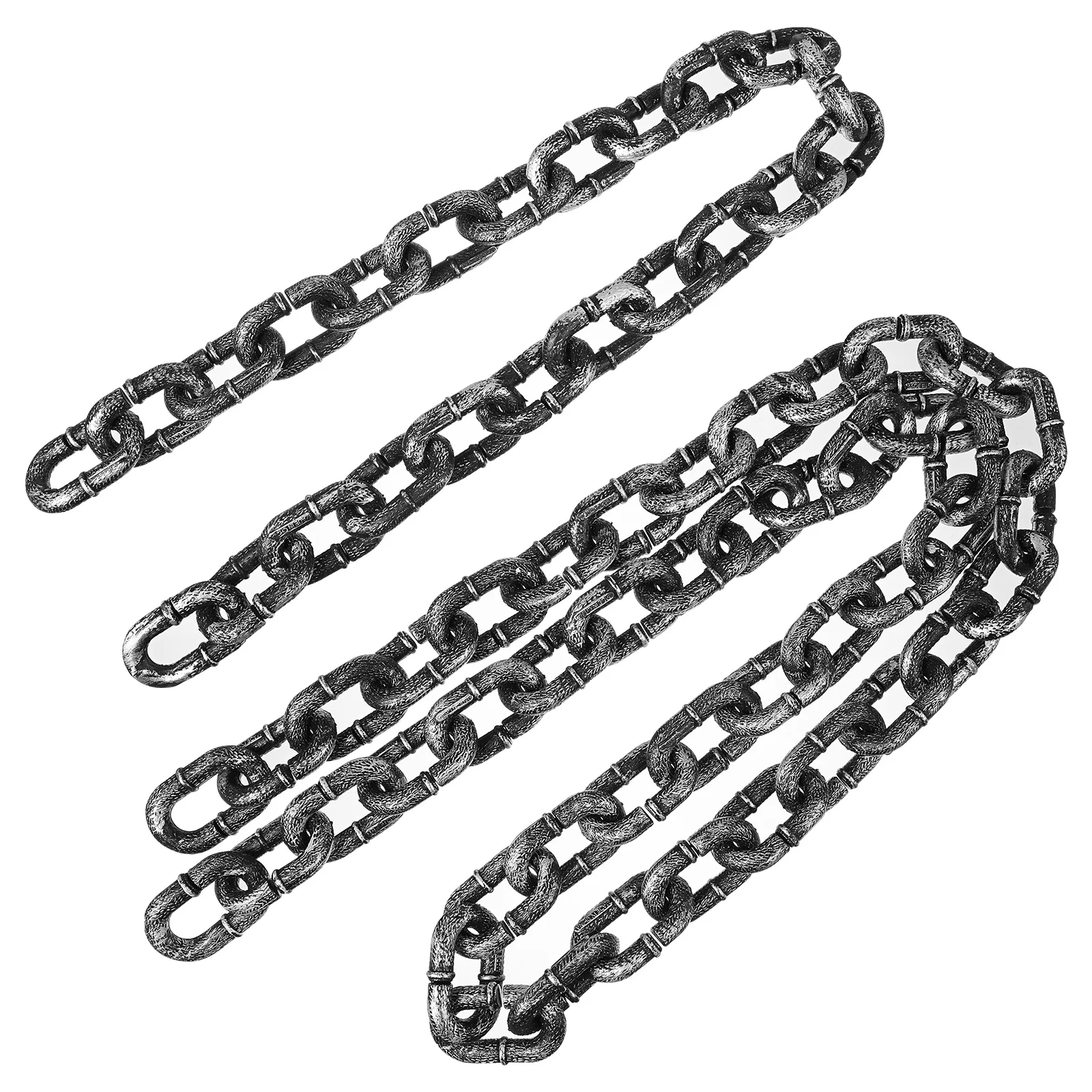 

Prison Handcuffs Links Simulation Big Iron Chain Plastic Chains Halloween Imitation