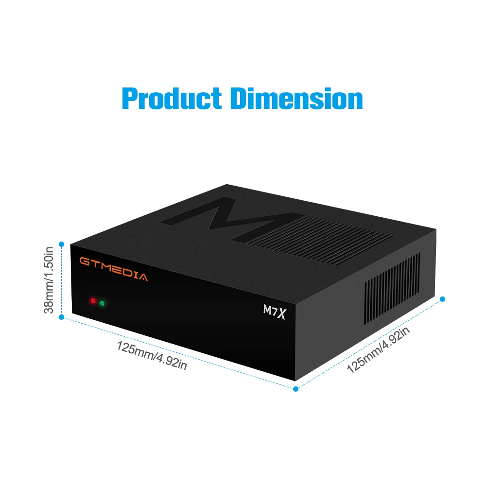 GTMEDIA M7X DVB-S2 SKS/IKS/CS/M3U VCM/ACM ТВ-приемник Twin Tuner lKS и SKS реализуйте 70.0 ° W LyngSat с Бразильей CH