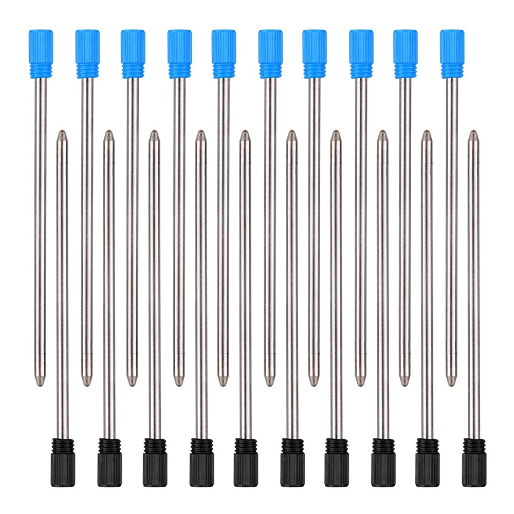 

500 Pcs/Set Metal Pen Refill For Crystal Diamond Ballpoint Pen Student Pen Rod Cartridge Core Black Blue Color 7cm Length