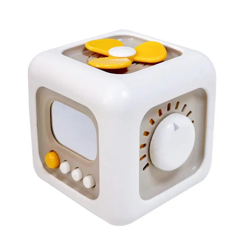 

Игрушка-антистресс Монтессори, переключатель, сенсорная игрушка, куб, милая сенсорная интерактивная игрушка с переключателем для мальчиков и девочек, ударопрочная