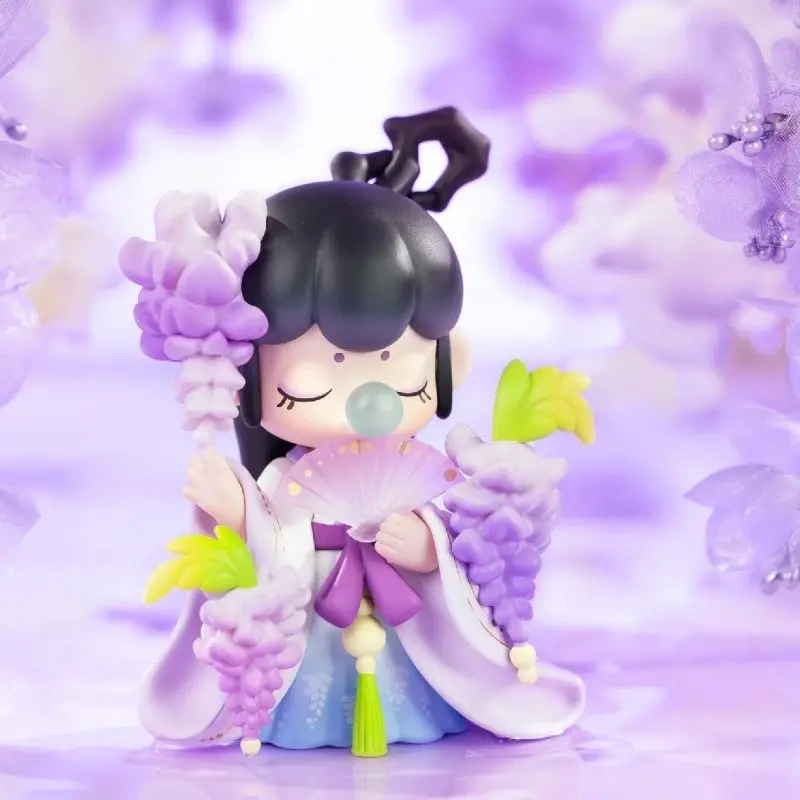 Фото ROLIFE Оригинальная коллекция фигурок Nanci Wind Blossom Flower Series в формате сюрприз-бокса, декоративная фигурка для стола, коллекционная игрушка, подарок на день рождения. №2