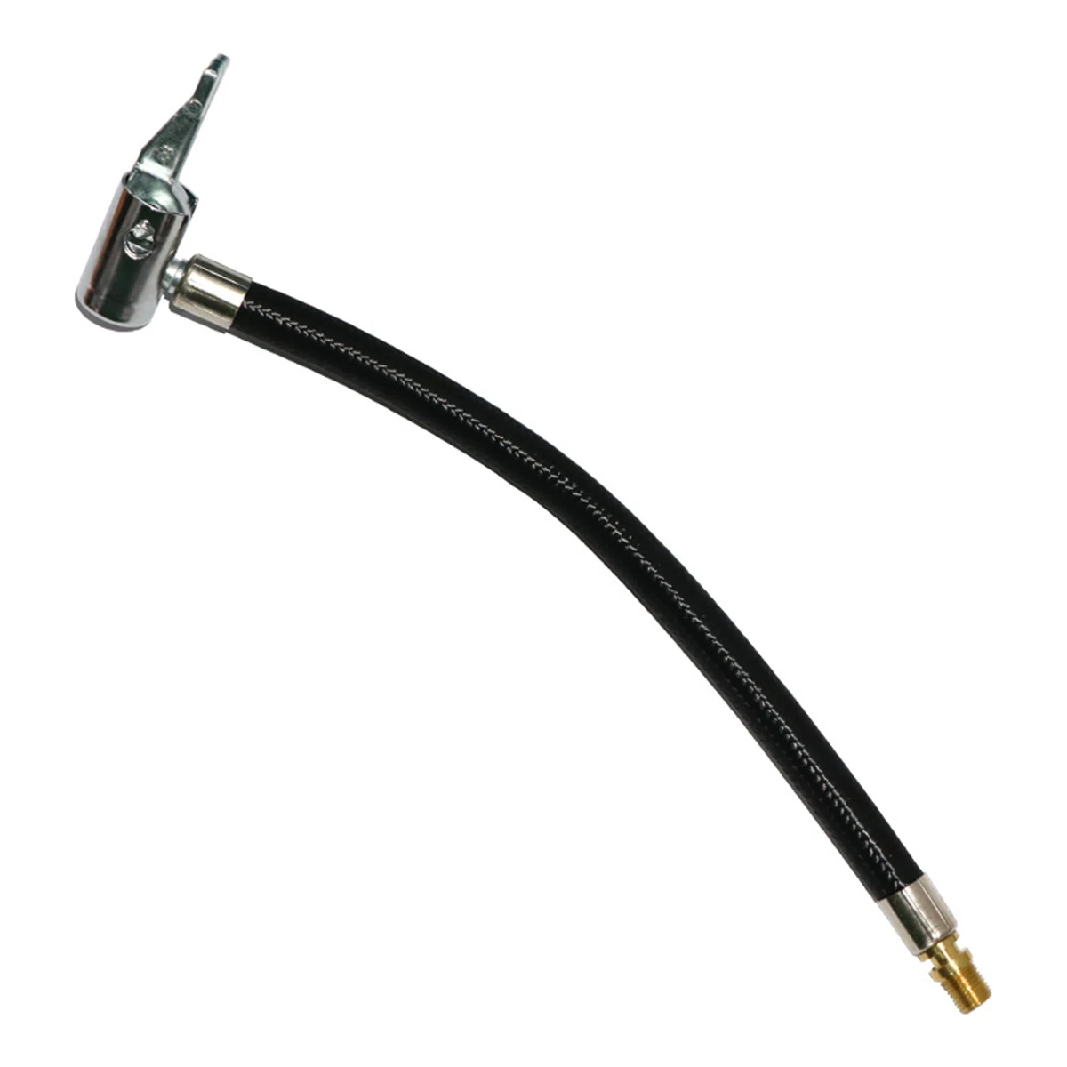 

new 23cm Car Tyre Inflator Hose Rubber Hose Adapter Flexible Inflator Pump Extension Hose Portable Tyre Inflator Attachment