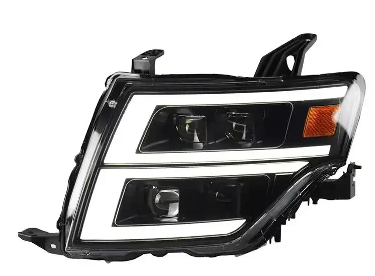 1 или 2 шт. светодиодные фары с 4 линзами для Pajero 4-й передние Montero Low High Beam Led Drl Shogun