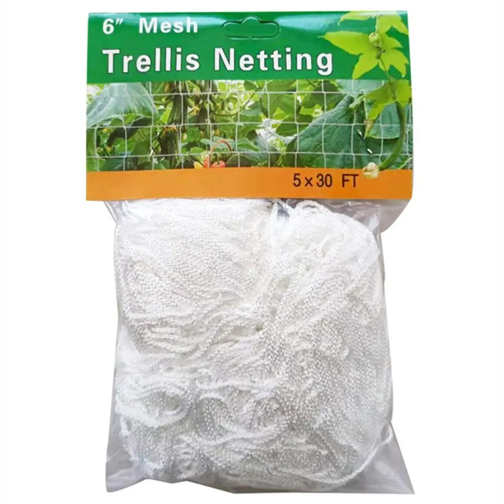 

1PC Plant Trellis Netting Heavy-Duty Polyester Plant Support Vine Climbing Hydroponics Garden Net Accessories Multi Use