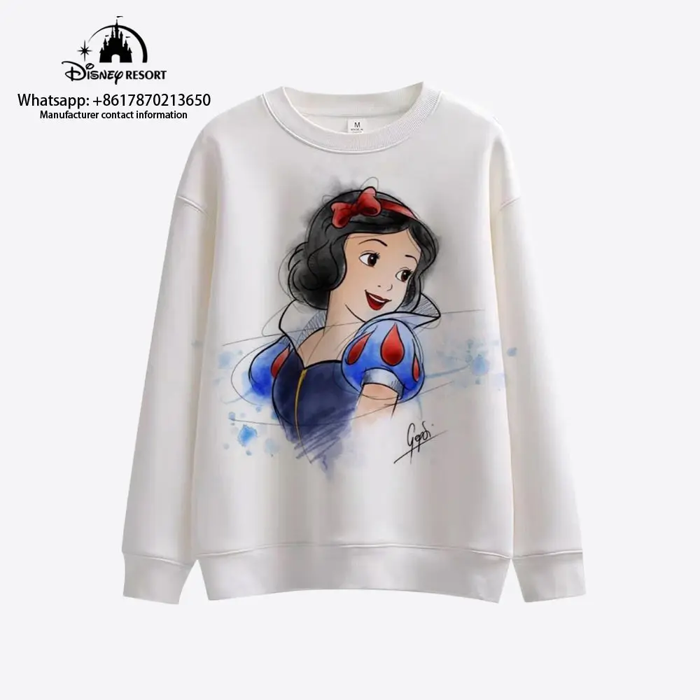 

Boys Girls Kawaii Style Frozen Queen Elsa Disney Brand Fall New Round Neck Fashion Casual Kids Women's Long Sleeve Sweatshirts