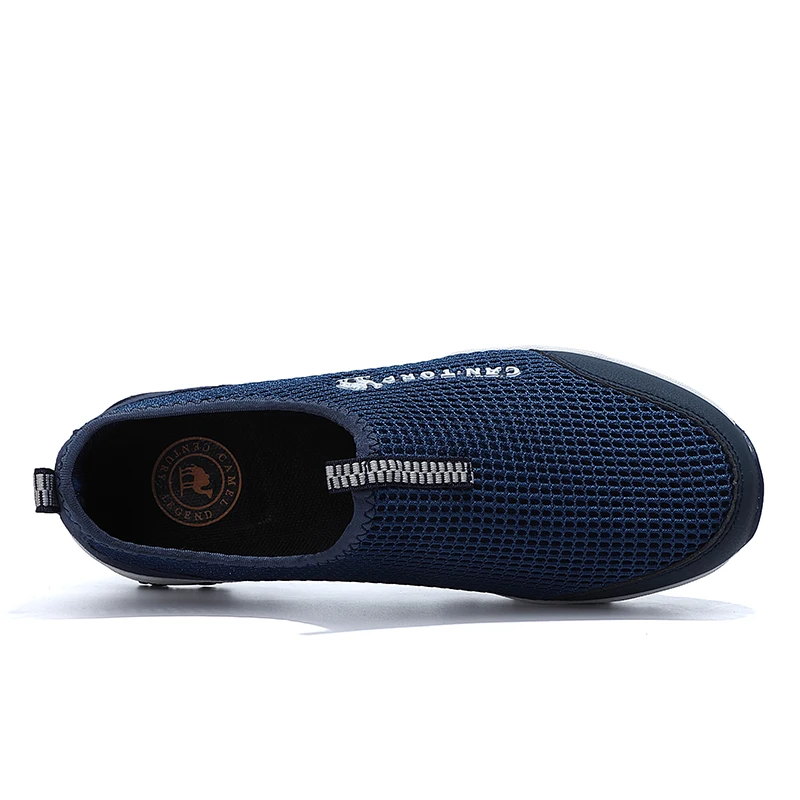 Men Shoes Breathable Mesh Running Shoes Outdoor Lightweight Sports Shoes Slip-on Men's Casual Walking Sneakers High Quality