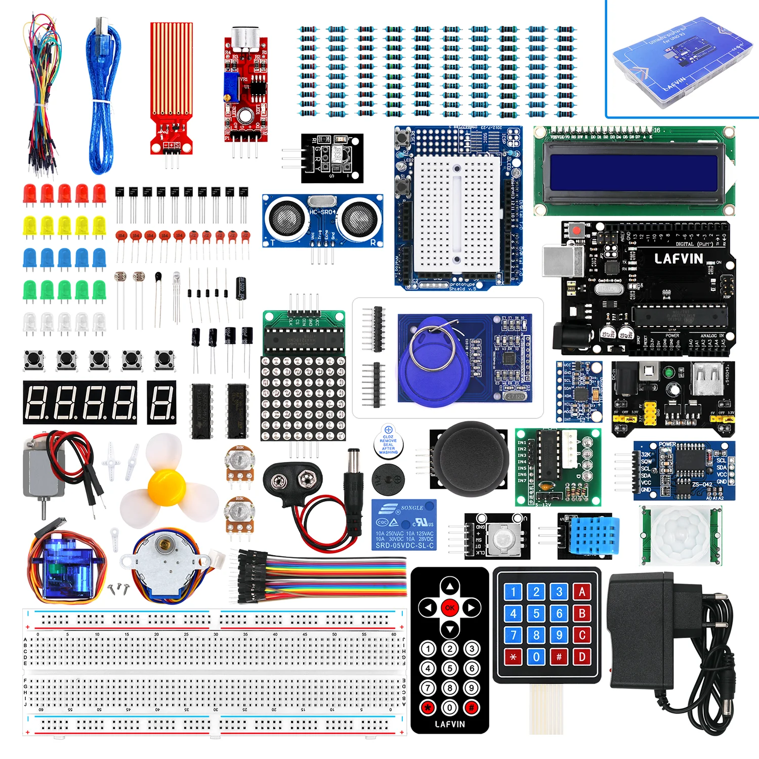

LAFVIN UNO R3 Ultimate Starter Kit for Arduino Learning Kit with Tutorial