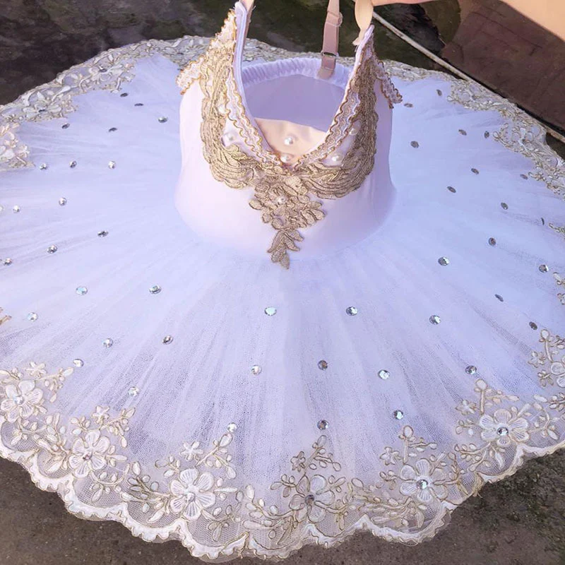 2022 Girl's Little Swan Dance sling ballet skirt Lake pengpeng Skirt Adult Children's professional Ballet Tutu | Тематическая