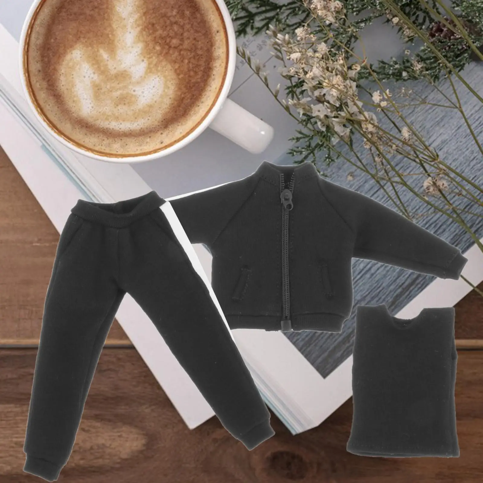 

Модная мужская спортивная одежда для тренировок в масштабе 1/12, повседневная классическая спортивная одежда, костюмы для 1/12 фигурок солдат, аксессуары для шарнирных кукол