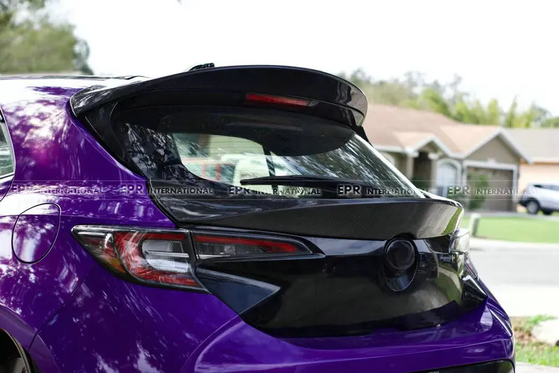 Для 19-22 Toyota Corolla люк задняя крыша Auris E210 HWS тип карбоновый спойлер