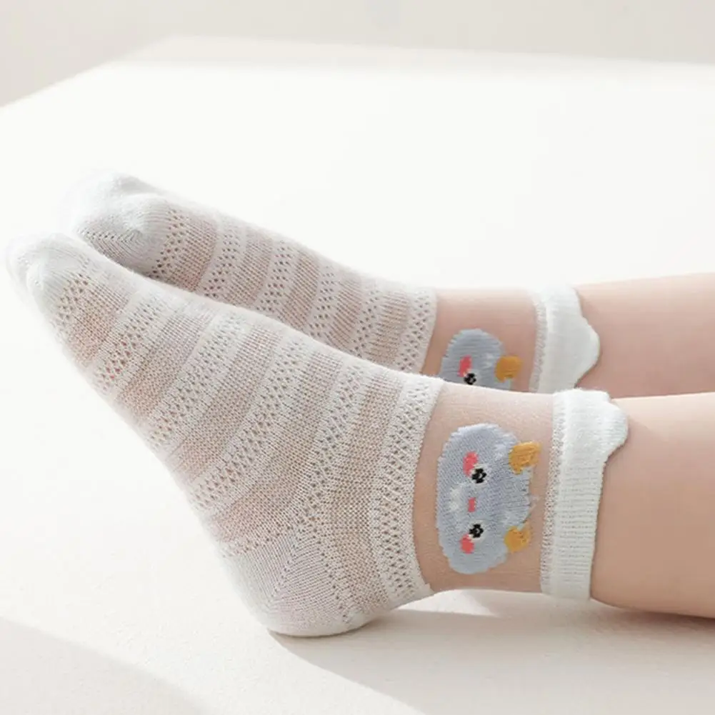 

Stretchy Vivid Color Toddler Cartoon Print Ankle Socks Decoration Party Favor