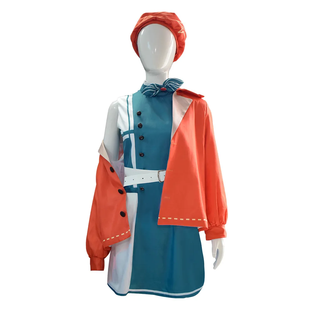Женский костюм для косплея из аниме назад