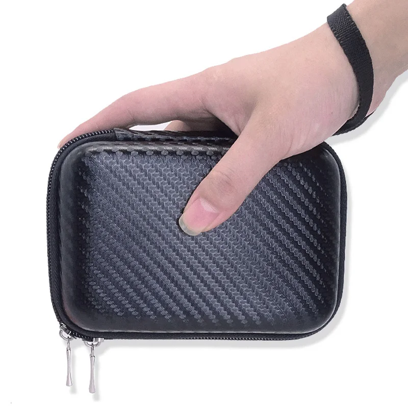 Черный синий органайзер для хранения жестких дисков мобильных устройств