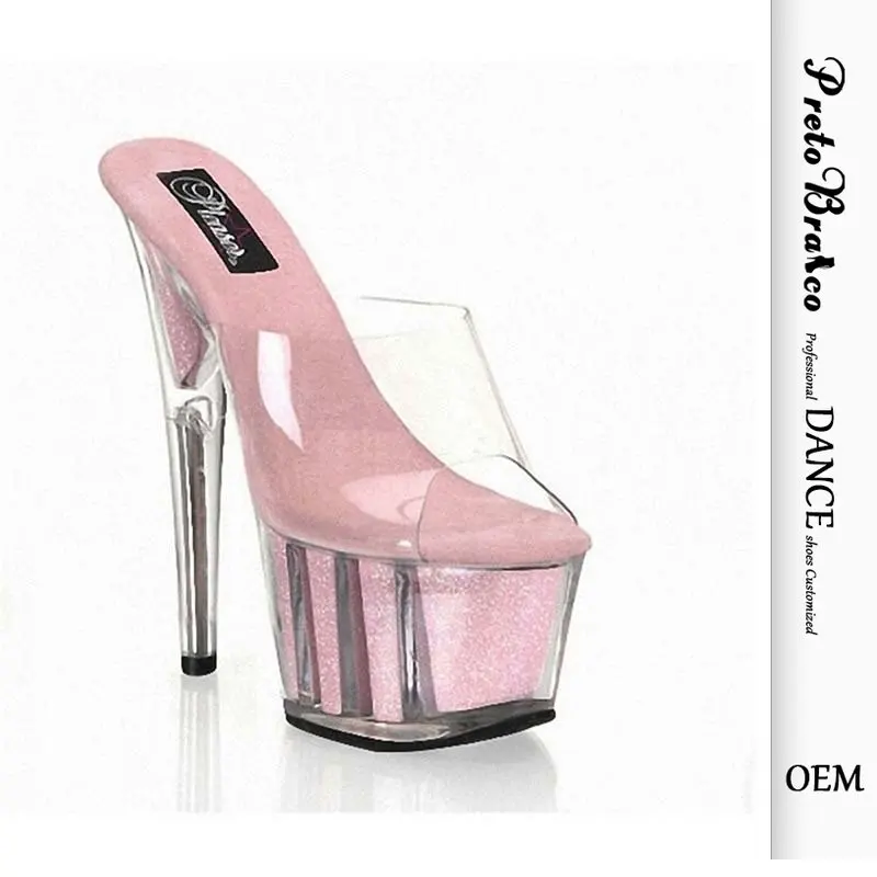 

Женские кристально прозрачные туфли; Красивые туфли на высоком каблуке для ночного клуба; Летние туфли на тонком каблуке 17 см; Каблук 7 см; Платформа; YKC