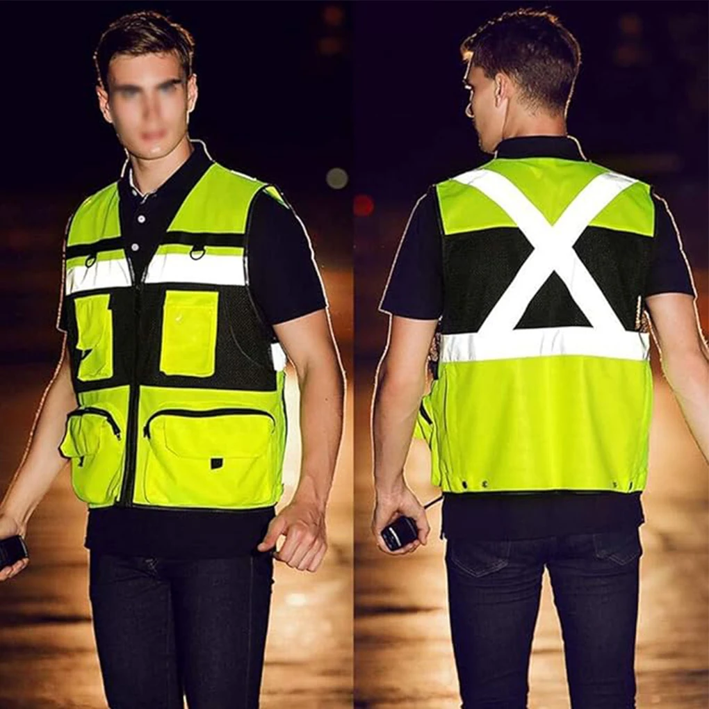 

Mesh High Visibility Vests Stay Safe And Seen With Multiple Pockets Easy To Clean Wide Application