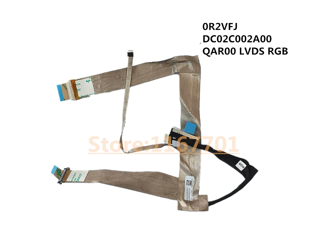 Новый оригинальный кабель для ноутбука/ноутбука LCD/LED/LVDS Dell Precision M4700 0R2VFJ DC02C002A00 RGB