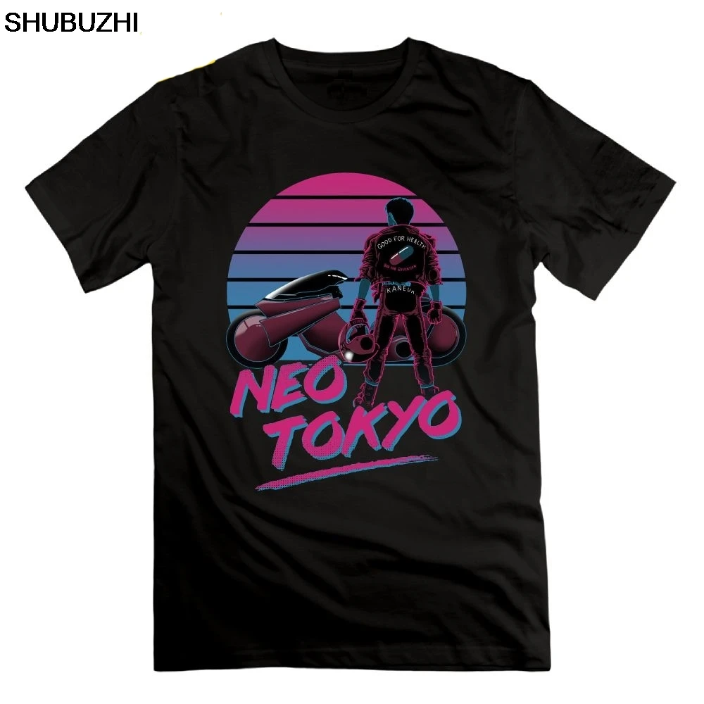 

Welcome To Neo Tokyo Men T-Shirt Akira Shotaro Kaneda Motorcycle T Shirt Short Sleeve 100% Cotton O Neck Tees