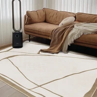 high end minimalist style cream carpet bedroom cloakroom living room large area carpet white soft non slip floor mat decor room
