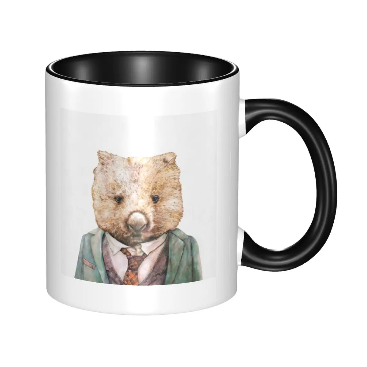 Wombat 3 Drinking Gift Ceramics Mug Cup