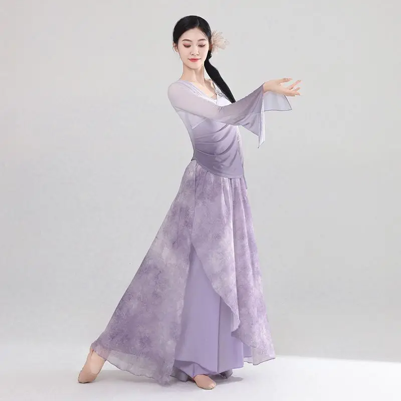 Классическое танцевальное платье в китайском стиле костюм для выступлений