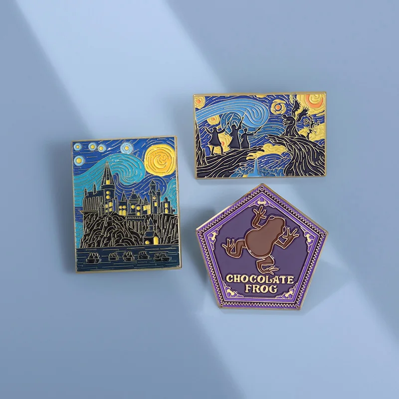 Эмалированная заколка Spirit World дракон мышь утка морковка уголь Шпилька для