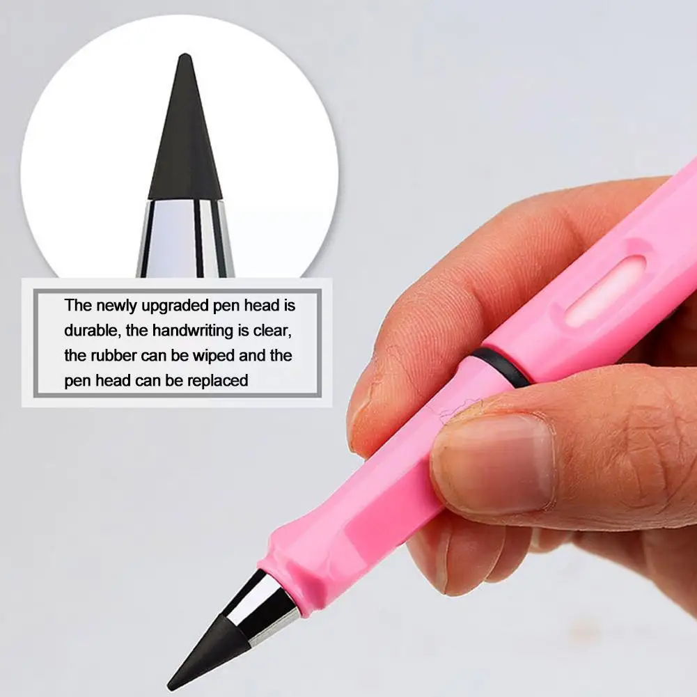 

Unlimited Writing Eternal Pencil Environmentally Friendly Simple Erasable Pencil Automatic Pen Supplies Drawing Pen School I3f6
