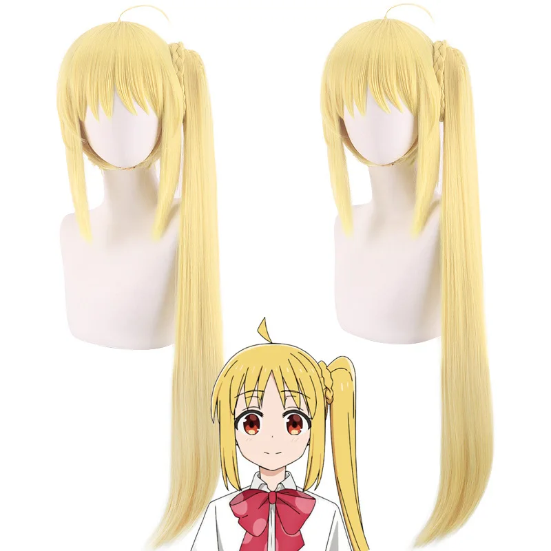 

Anime Bocchi The Rock Nijika Ijichi Cosplay Wig 65cm Ponytail Yellow Wig Cosplay Anime Cosplay Wigs Heat Resistant Synthetic Wig