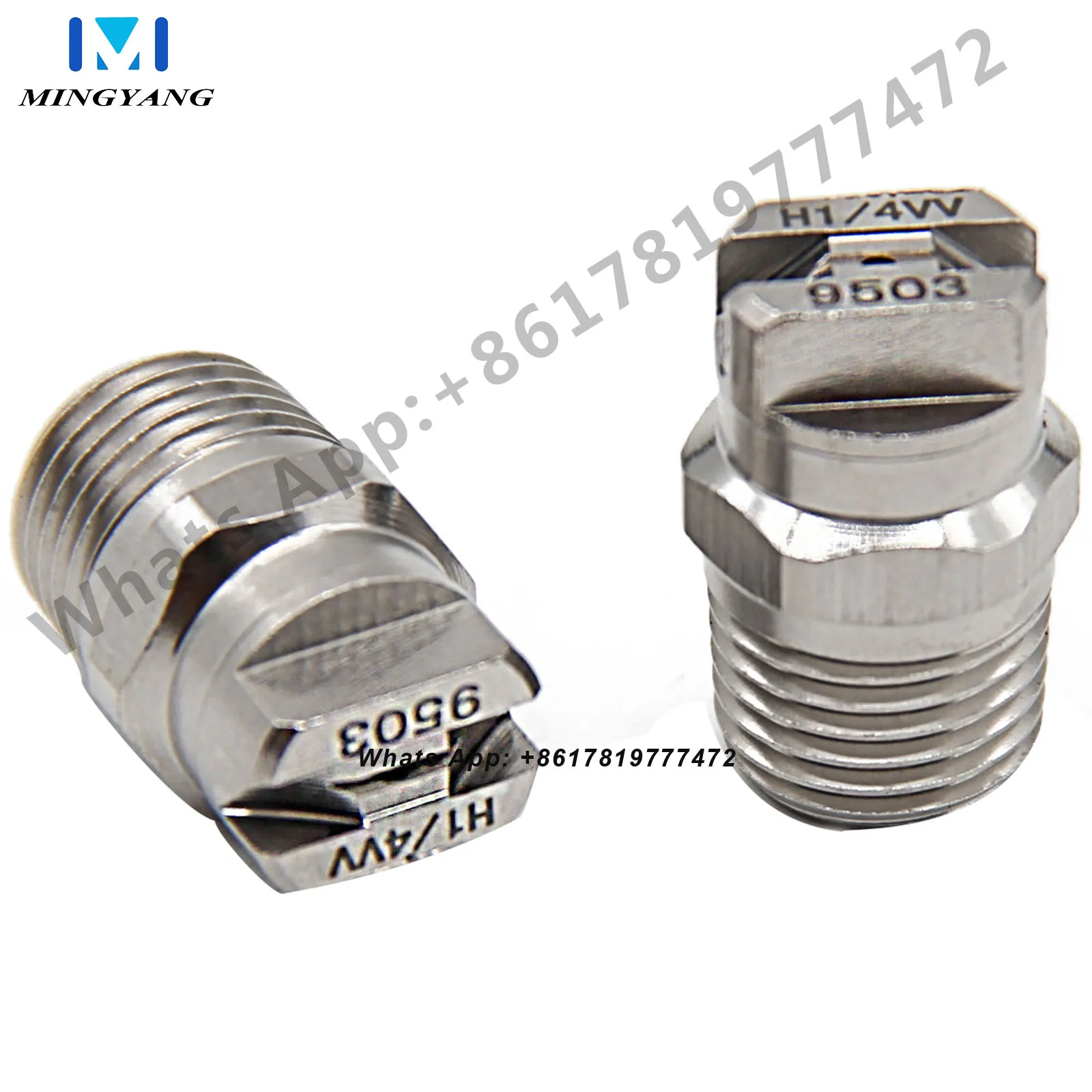 

Форсунка HVV V Jet 1/4 дюйма в форме веера, насадка из нержавеющей стали для распыления воды, плоский наконечник вентилятора, для мытья автомобиля, пестицидов, опрыскивания