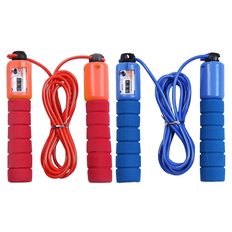 

Adjustable Jump Rope with Counter Foam Padded Handle Sports Skipping Rope