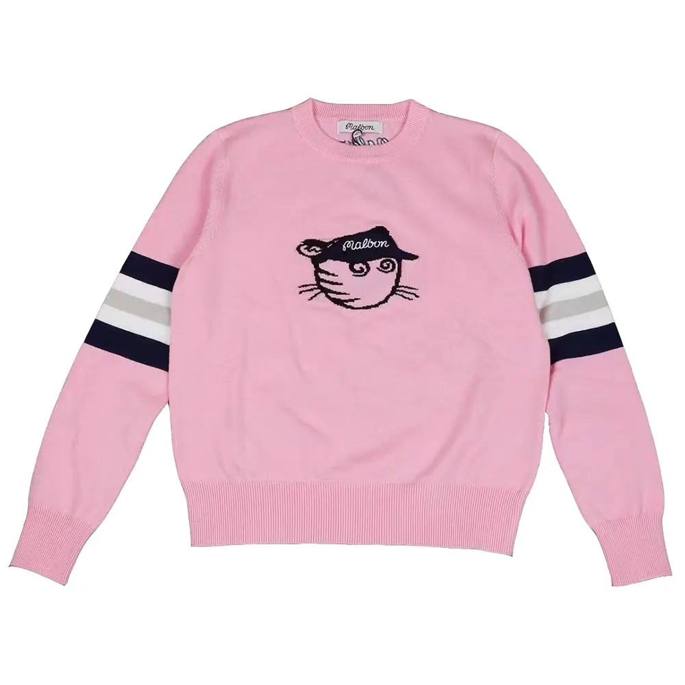 2022 new malbon golf clothing new women's rabbit cashmere jersey golf jersey casual sports fashion