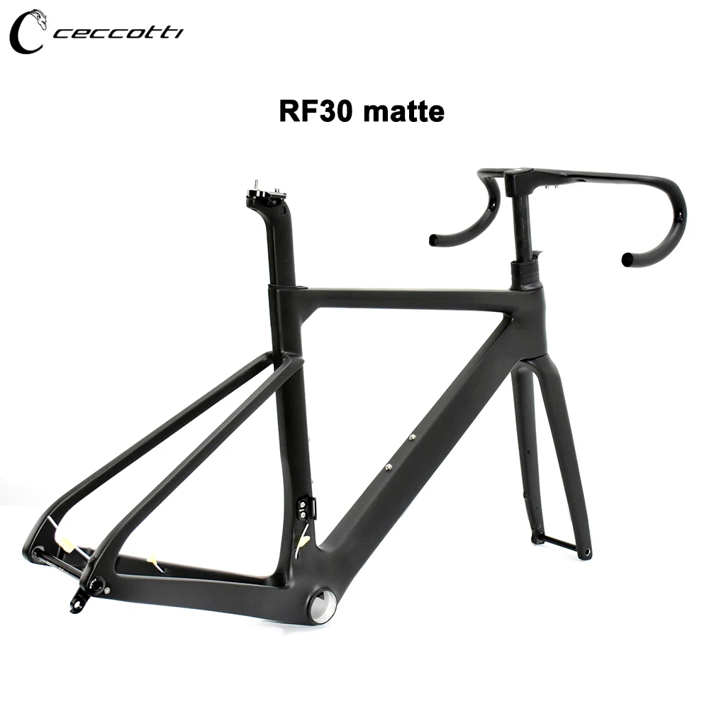 CECCOTTI RF30 Модель T1000 Полностью карбоновая рама велосипеда Дисковый тормоз Рама