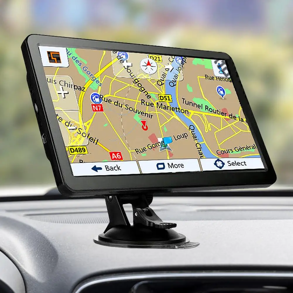 

7 Inch HD Car GPS Navigator 256MB+8G Navigation System Touch Screen Portable Navigator USB TF Australia North America Europe Map